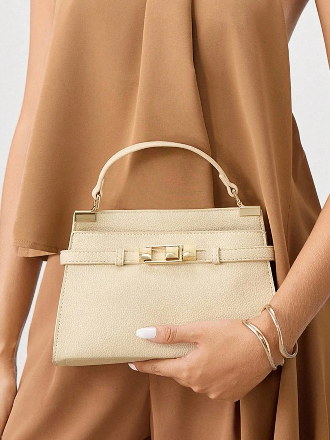 SHECARRY Bolsa de Ombro e Bolsa Feminina Versátil e Minimalista na Moda