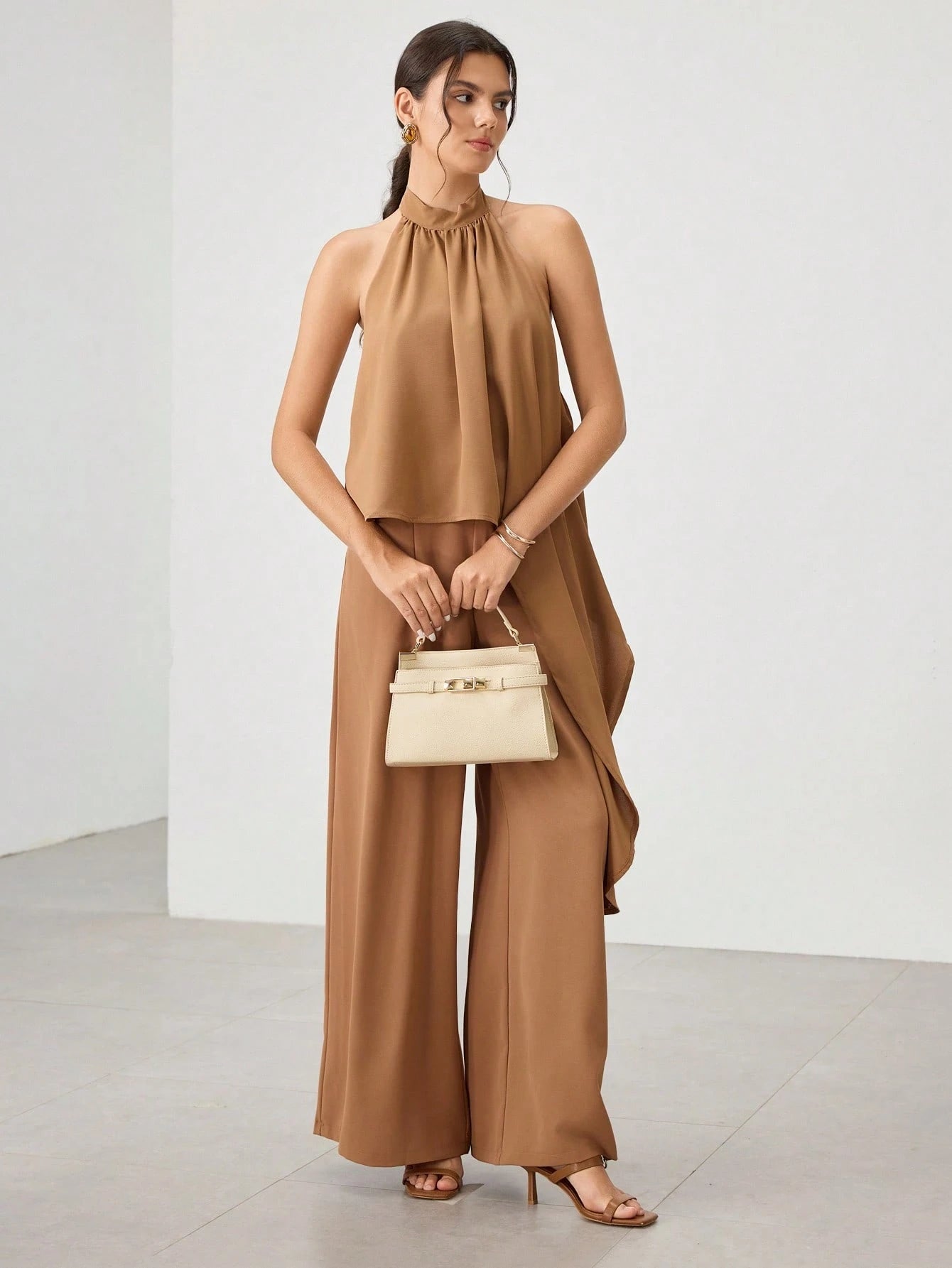 SHECARRY Bolsa de Ombro e Bolsa Feminina Versátil e Minimalista na Moda