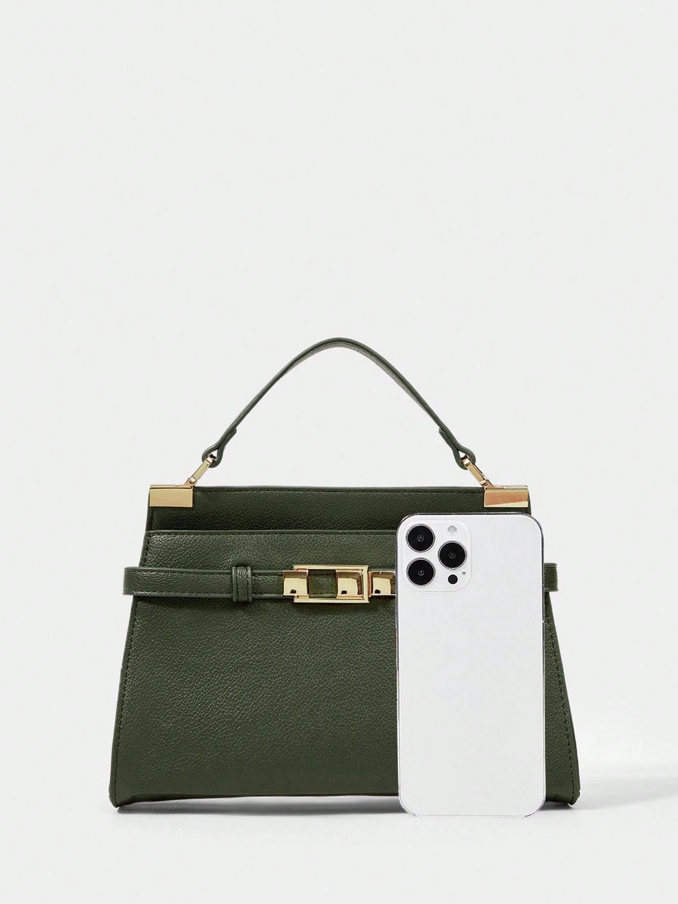 SHECARRY Bolsa de Ombro e Bolsa Feminina Versátil e Minimalista na Moda