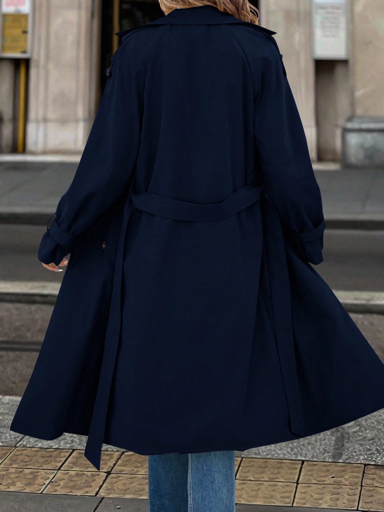 Solivie Casaco Trench de Mulher com Forro Térmico, Leve para Outono e Inverno