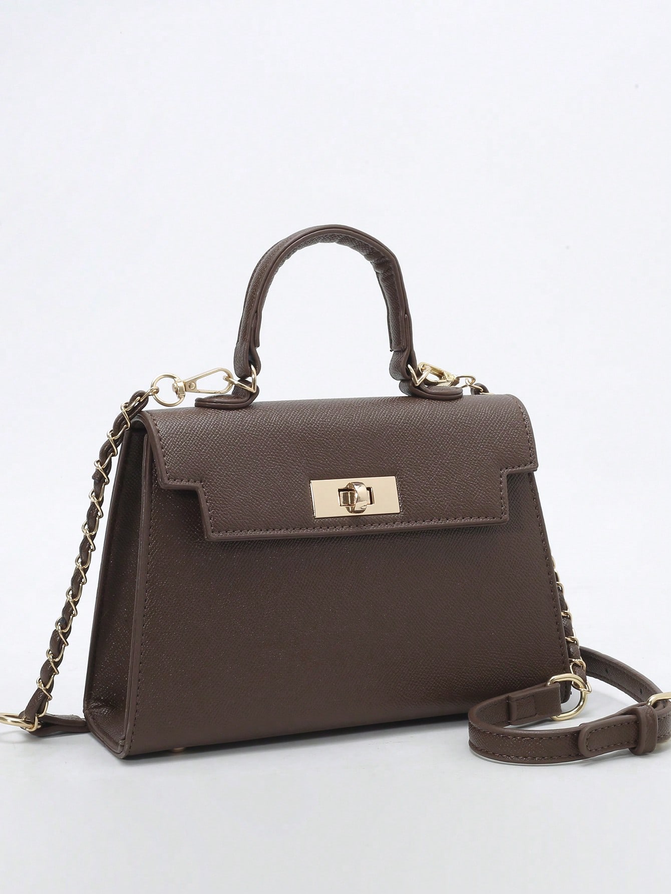 Nova Bolsa Feminina Padrão Crocodilo Brilhante, Grande Capacidade, Moda e Elegante, Acompanha Lenço Estiloso, Pode Ser Usada Como Bolsa de Ombro, Preta