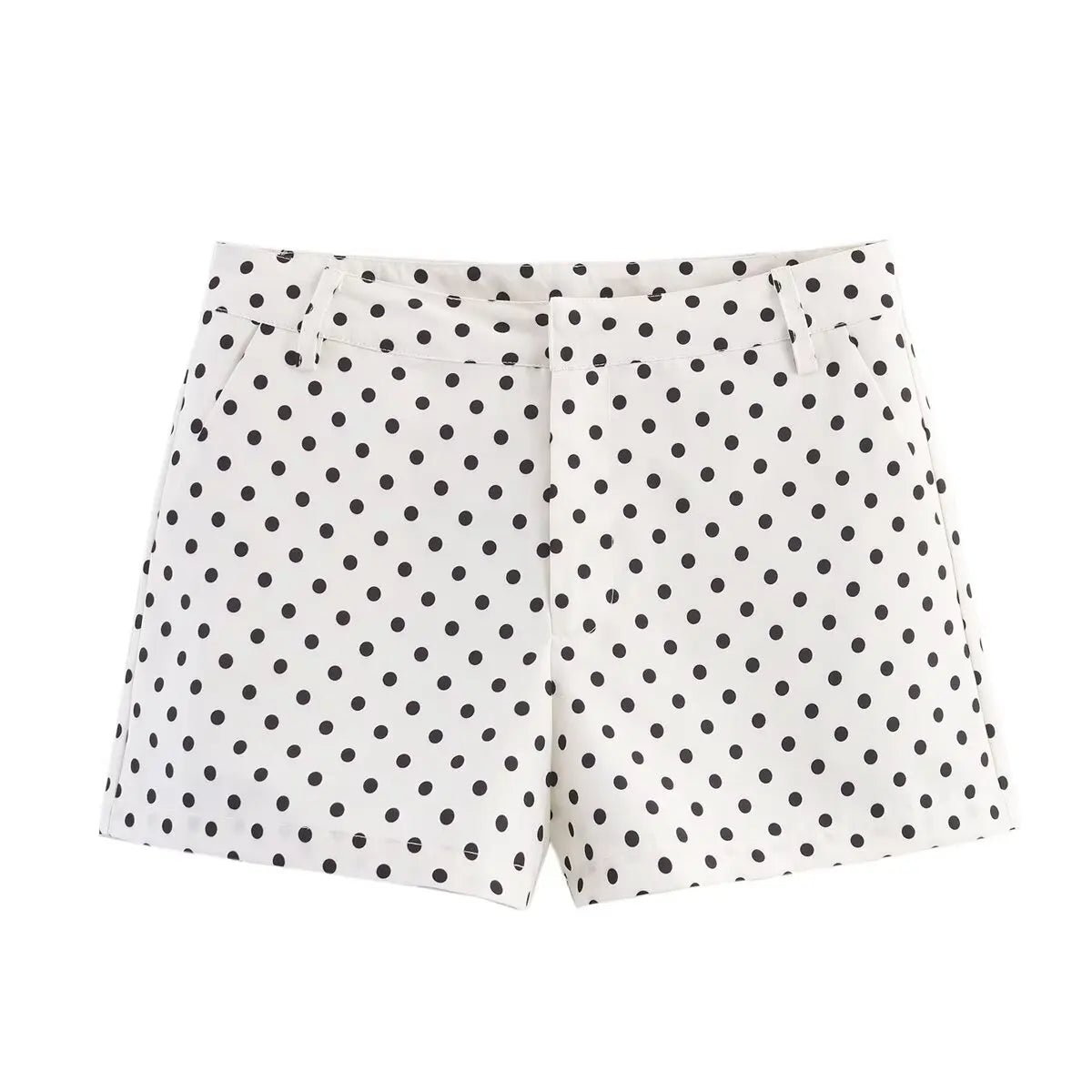 Kondala casual dot print bombardeiro jaquetas manga longa bolsos com zíper feminino outwears moda 2025 outono streetwear y2k menina jaqueta