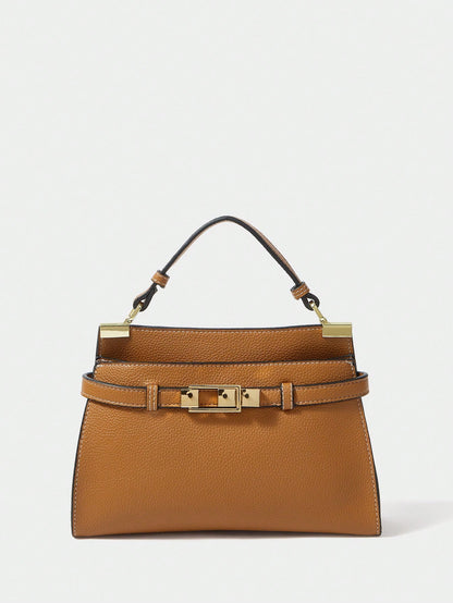 SHECARRY Bolsa de Ombro e Bolsa Feminina Versátil e Minimalista na Moda