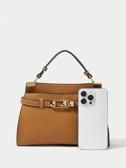 SHECARRY Bolsa de Ombro e Bolsa Feminina Versátil e Minimalista na Moda
