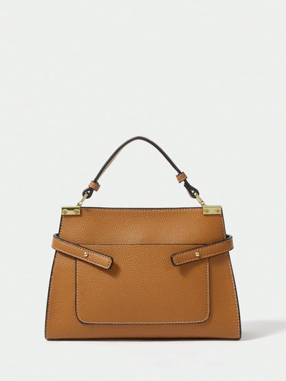 SHECARRY Bolsa de Ombro e Bolsa Feminina Versátil e Minimalista na Moda