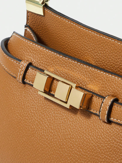 SHECARRY Bolsa de Ombro e Bolsa Feminina Versátil e Minimalista na Moda