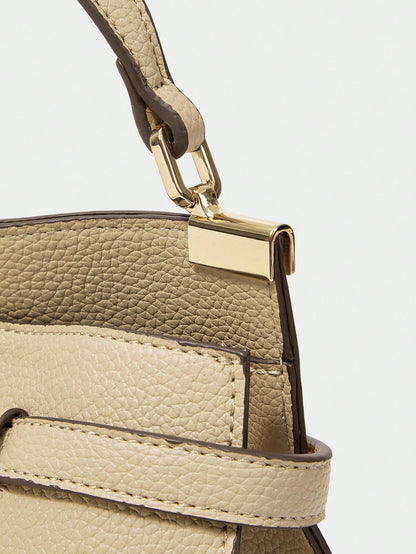 SHECARRY Bolsa de Ombro e Bolsa Feminina Versátil e Minimalista na Moda