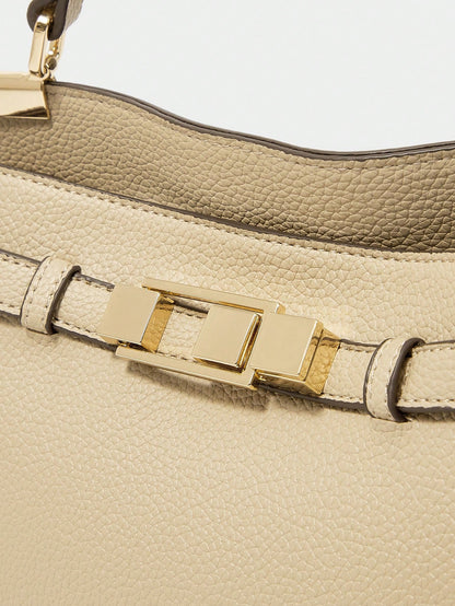 SHECARRY Bolsa de Ombro e Bolsa Feminina Versátil e Minimalista na Moda