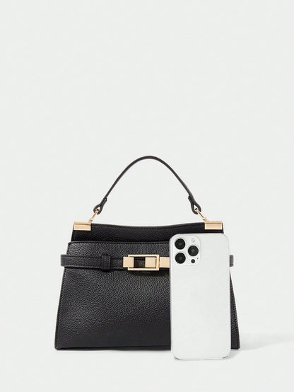 SHECARRY Bolsa de Ombro e Bolsa Feminina Versátil e Minimalista na Moda