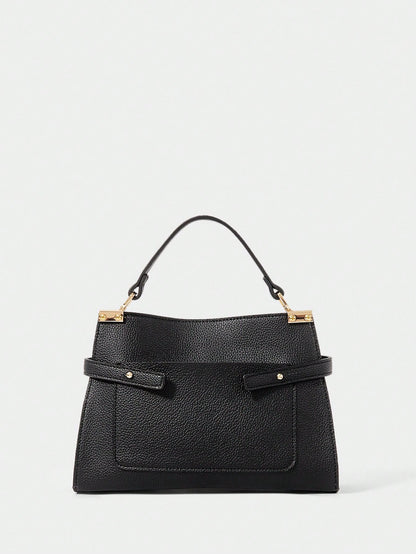 SHECARRY Bolsa de Ombro e Bolsa Feminina Versátil e Minimalista na Moda