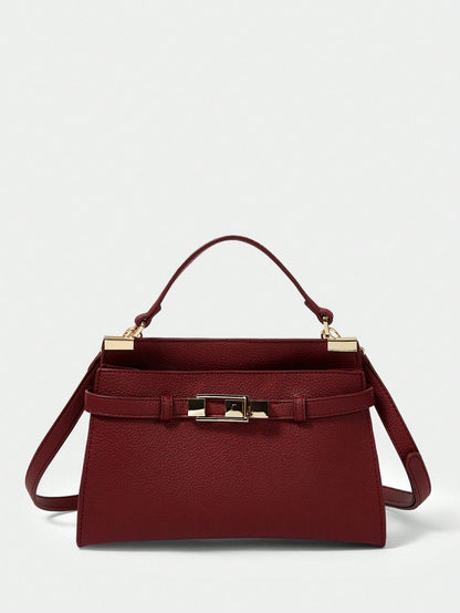 SHECARRY Bolsa de Ombro e Bolsa Feminina Versátil e Minimalista na Moda