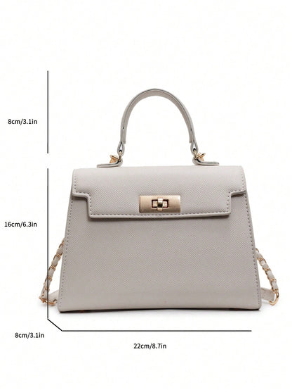 Nova Bolsa Feminina Padrão Crocodilo Brilhante, Grande Capacidade, Moda e Elegante, Acompanha Lenço Estiloso, Pode Ser Usada Como Bolsa de Ombro, Preta