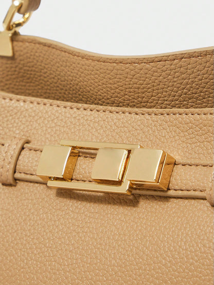 SHECARRY Bolsa de Ombro e Bolsa Feminina Versátil e Minimalista na Moda