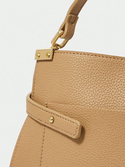 SHECARRY Bolsa de Ombro e Bolsa Feminina Versátil e Minimalista na Moda