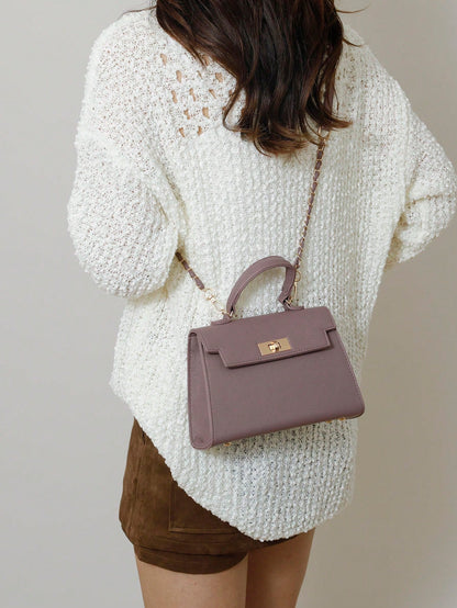 Nova Bolsa Feminina Padrão Crocodilo Brilhante, Grande Capacidade, Moda e Elegante, Acompanha Lenço Estiloso, Pode Ser Usada Como Bolsa de Ombro, Preta