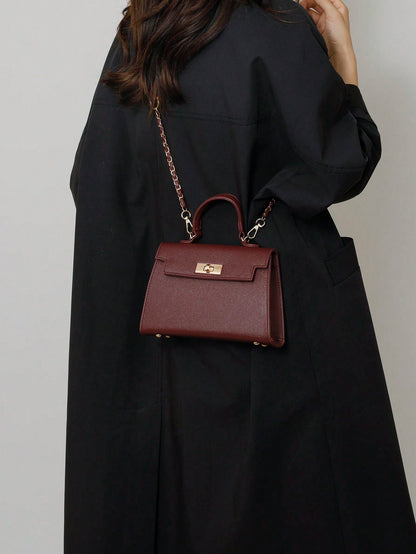 Nova Bolsa Feminina Padrão Crocodilo Brilhante, Grande Capacidade, Moda e Elegante, Acompanha Lenço Estiloso, Pode Ser Usada Como Bolsa de Ombro, Preta