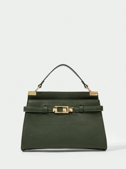 SHECARRY Bolsa de Ombro e Bolsa Feminina Versátil e Minimalista na Moda