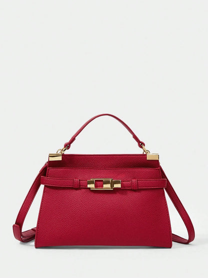 SHECARRY Bolsa de Ombro e Bolsa Feminina Versátil e Minimalista na Moda