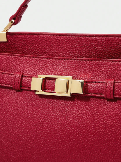 SHECARRY Bolsa de Ombro e Bolsa Feminina Versátil e Minimalista na Moda