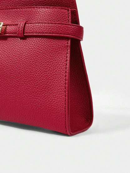 SHECARRY Bolsa de Ombro e Bolsa Feminina Versátil e Minimalista na Moda