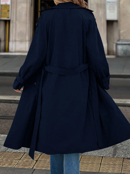 Solivie Casaco Trench de Mulher com Forro Térmico, Leve para Outono e Inverno
