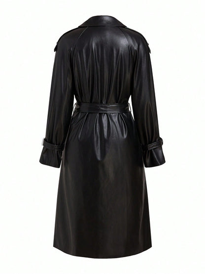 Solivie Casaco Trench de Mulher com Forro Térmico, Leve para Outono e Inverno